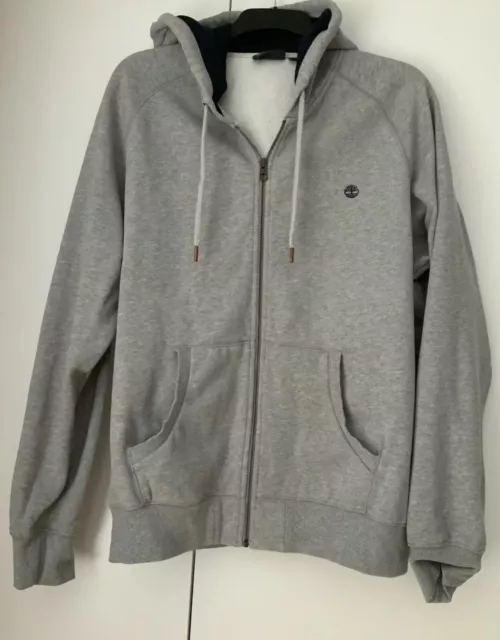 Men’s Timberland Exeter Full Zip Grey Hoodie Size Large
