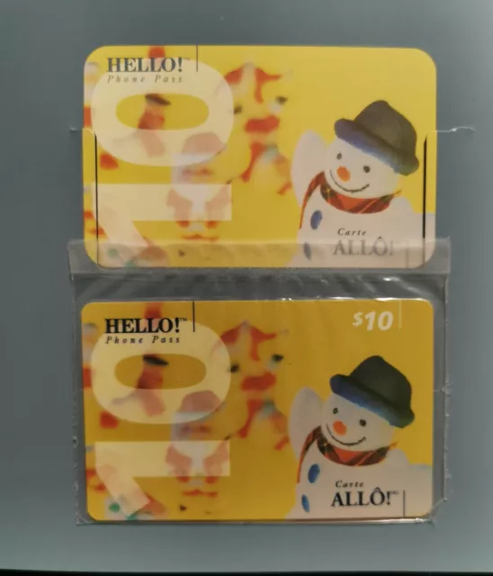 Canada Phone Card /Telecarte - $10 Hello Phone Pass (factory sealed)