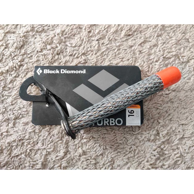 (V) New Black diamond turbo ICE SCREW climbing 16cm
