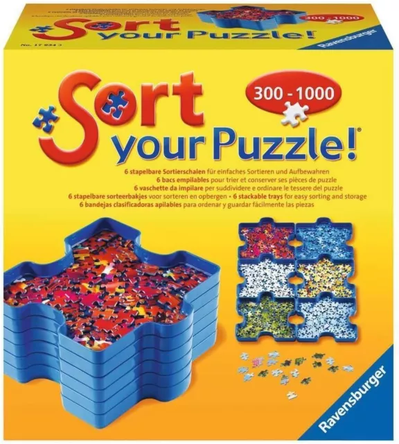 NEW! Ravensburger Sort Your Puzzle 300 - 1000 Pieces