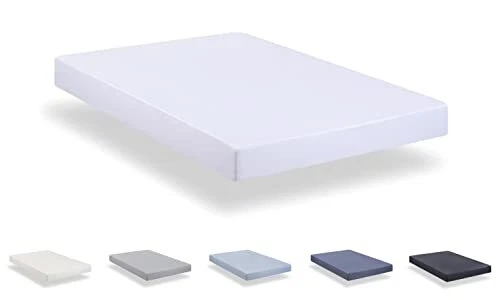 Todocama - Drap Housse réglable en Microfibre brossé Extra Doux. Lit 90 x 190...
