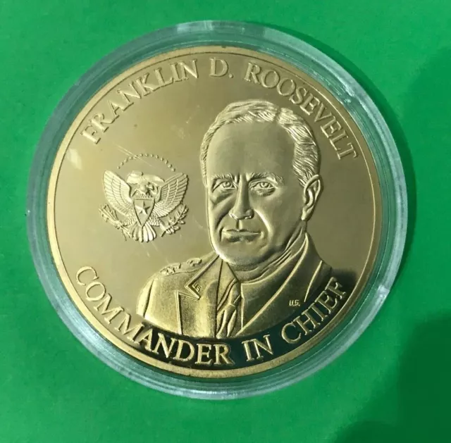 Simply Coins 2012 Leaders of World War II Franklin D Roosevelt Proof Coin/Medal