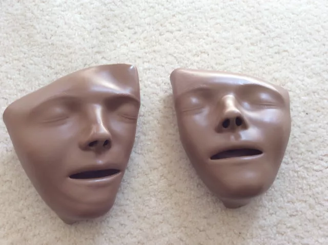 2X New Laerdal Resusci Little Adult Anne African Black Face Cpr Manikin