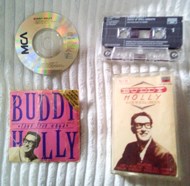BUDDY HOLLY LIMITED Edition Ultra Rare CD & Tape Vintage Collectors