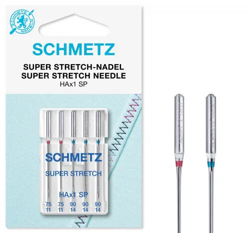 Super Stretch Nadel Schmetz HAX1 SP Staerke 75-90 (SB-Karte)