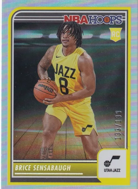 Panini Prizm 2023-24 Hoops Basketball Numéro 234 Brice Sensabaugh Rookie