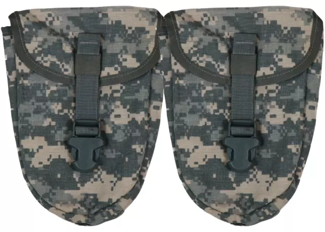 2 US Army Entrenching Tool Carrier Pouch Molle II ACU UCP Shovel E-Tool Cover