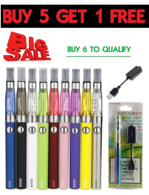 Top E pen shisha vape vapor full kit 1100 mah rechargeable battery +free  charger