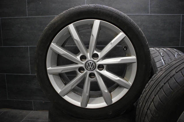 Vw Portago Rims ORIGINALE VW POLO 6R Portago Cerchi IN Lega Ruote Estive Hankook 215 45 ...