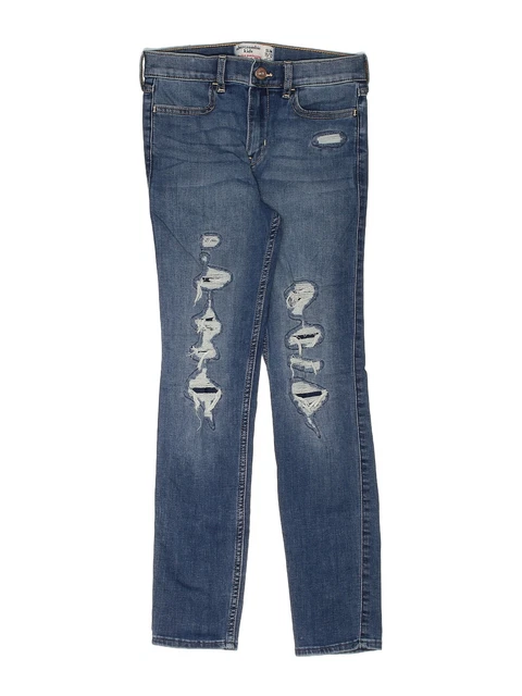Abercrombie Girls Blue Jeggings 11