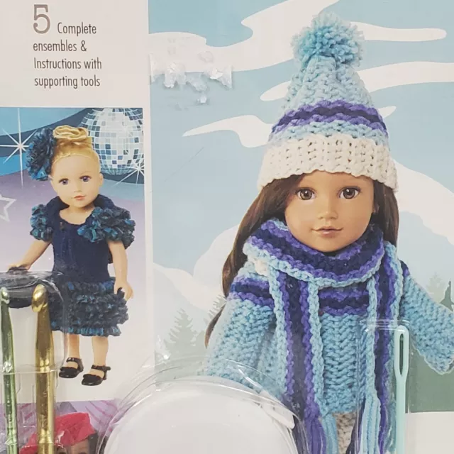 Kit de patrones de ropa de muñeca de 18"" BOYE I Meached to Crochet de Kristin Omdahl