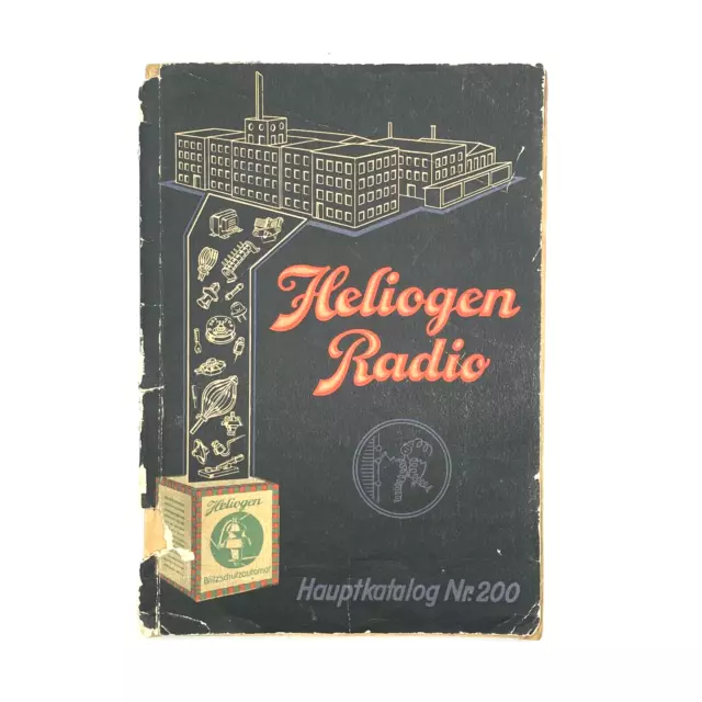 Original Sehr seltener HELIOGEN Radio Katalog 1930er Jahre