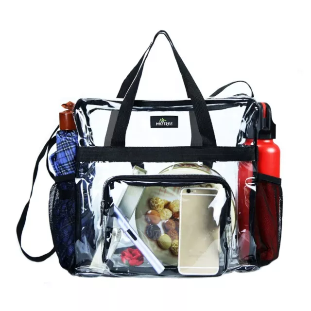 Single-shoulder Clear Bag PVC Clear Stadium Bag Transparent Handbag  Travel