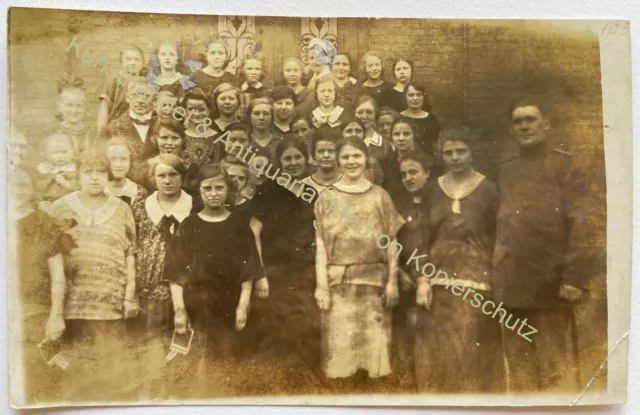 orig. Photo postcard circa 1920 girls women Königsberg East Prussia