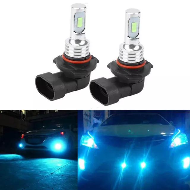 2x 9005 HB3 72W 8000K Luz LED azul hielo para coche Luz antiniebla delantera