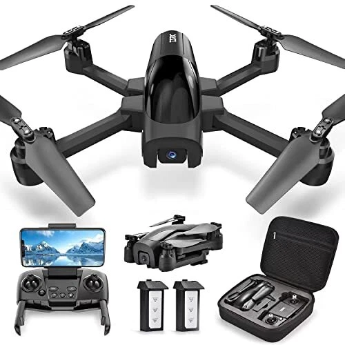 TENSSENX GPS Drone with 4K Camera for Adults Foldable RC Quadcopter TSRC A6