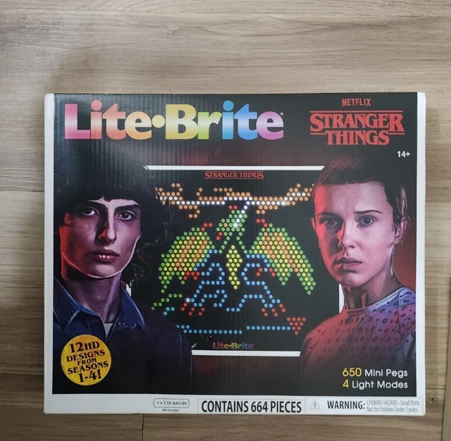 STRANGER THINGS SEASONS 14 Lite Brite Stranger Things Special Edition