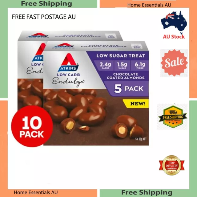 Atkins Chocolate Coated Almonds Endulge ( Pack of 10 )