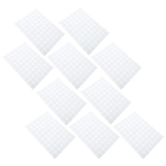 10 Sheets Punkt Schaum Rundes Band Tupfen Doppelseitiges Klebeband
