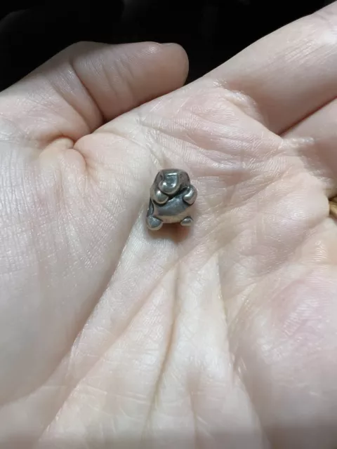 Chamilia Elephant Bead Charm 925 Sterling Silver RETIRED