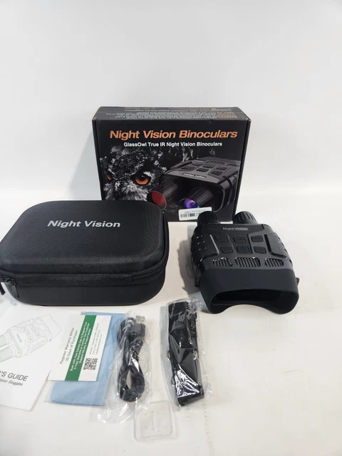 GlassOwl True IR Night Vision Binoculars Black New Open Box