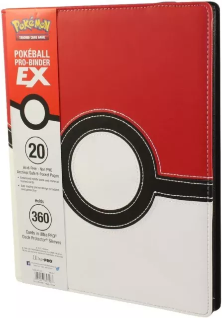 Ultra PRO Pokeball 9-Pocket 360-Card Premium PRO Binder / Portfolio / Album