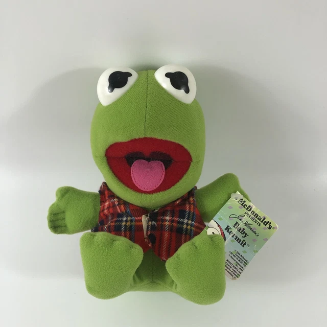 Vtg. 1987 Kermit The Frog Jim Henson Muppet McDonald's Stuffed Plush Toy7" 3