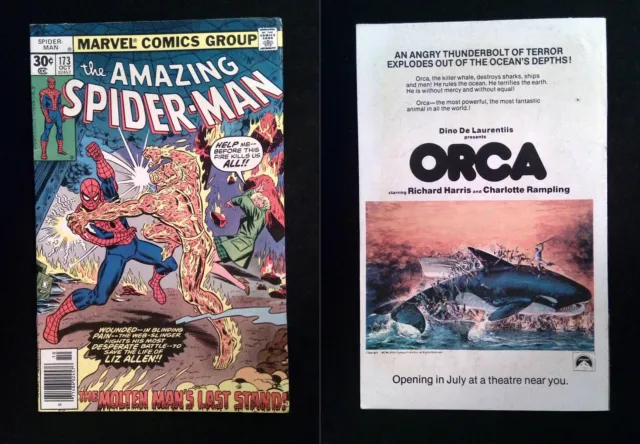 Amazing Spider-Man #173  MARVEL Comics 1977 FN+ NEWSSTAND
