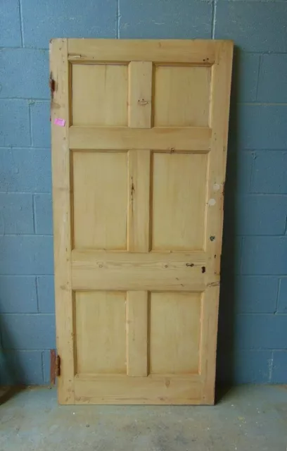 Reclaimed Georgian Pine Internal  Wooden Door ref 717
