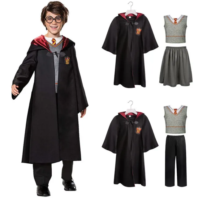 Set uniforme cosplay bambini Harry Potter Hermione Granger Grifondoro costume di fantasia' 2