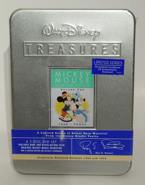 WALT DISNEY TREASURES DVD Mickey Mouse in Living Color Vol. 2 1939