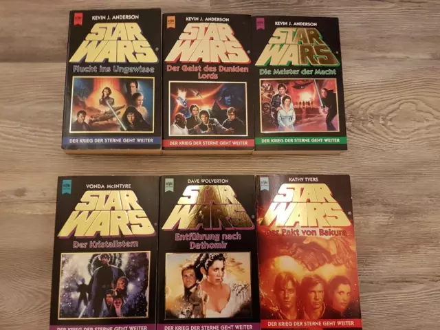 Star Wars Bücher Heyne (u.a. Jedi-Akademie, Pakt von Bakura usw.)