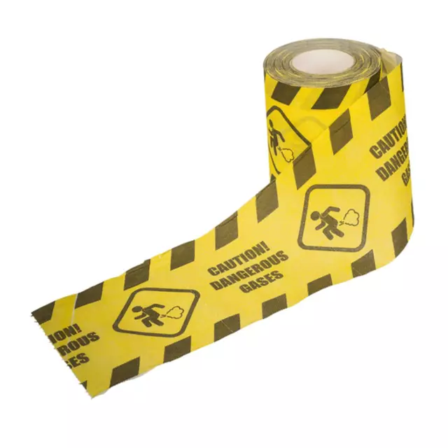 Toilettenpapier Caution Dangerous Gases Klopapier Furz Piktrogramm Scherzartikel