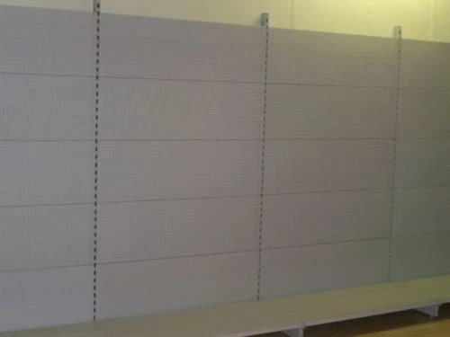 Tegometall Wandregal Hakenregal Rückwand Schlüsselloch Blisterwand
