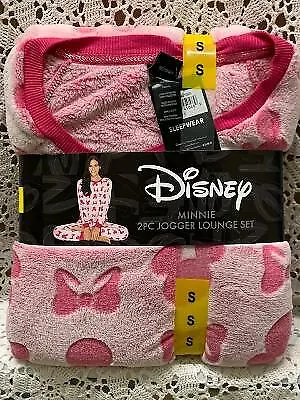 Disney Minnie Mouse 2 pc. Jogger Lounge Set-Sleepwear-NWT-Size Small