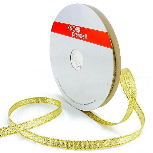 Knorr Prandell knusprig metallic Weihnachtsbandrolle 10m