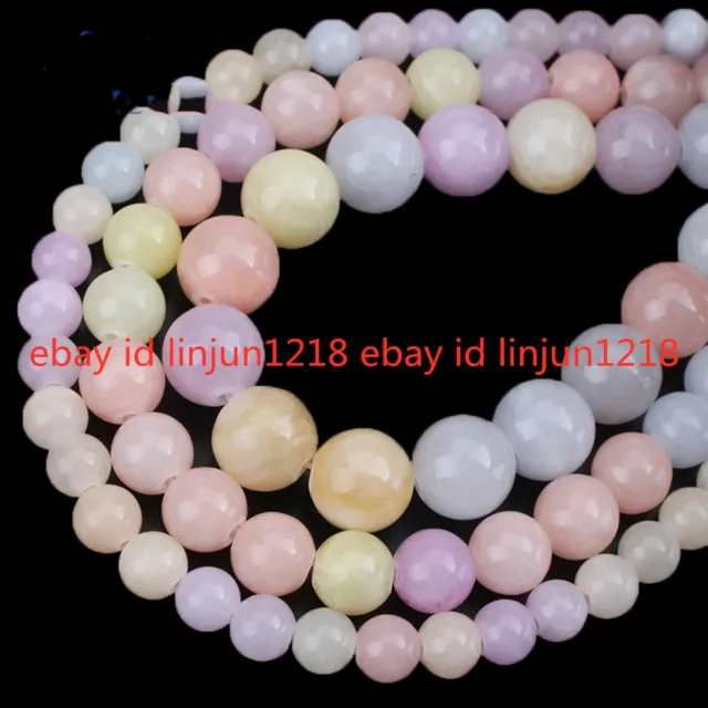Natural Stone Morganite Color Gemstone Beads Round Loose Beads 6mm 8mm 10mm 12mm