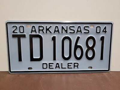 2004 ARKANSAS DEALER License Plate Tag Original $14.99 - PicClick