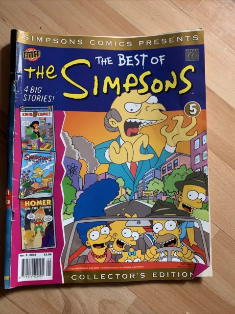 simpsons comics bongo . Best Of Simpson  Collectors Edition