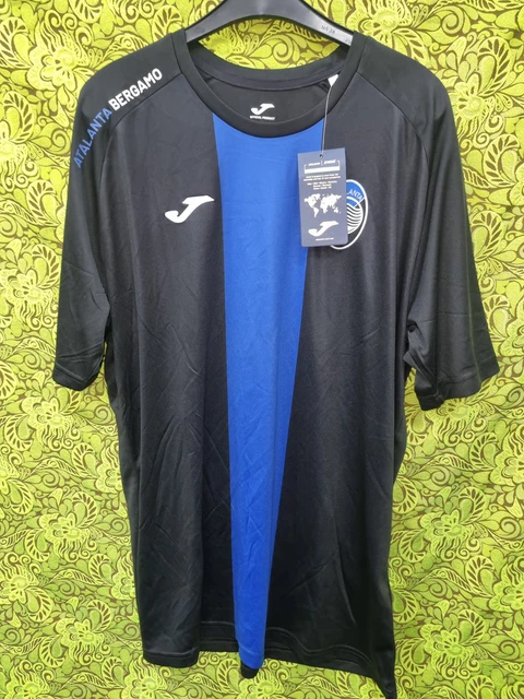 Maillot D'entraînement Joma Atalanta Bergamo 1907 - Taille 2XL Noir Et Bleu - 100% Polyester - Neuf Avec étiquette