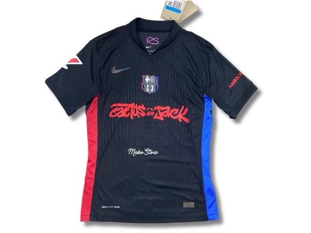 Raphinha 11 バルセロナ✕トラビス コラボ 半袖 シャツ Travis