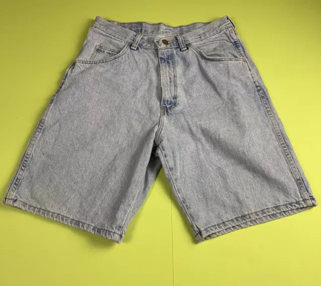 90S Vintage Wrangler Denim Shorts Jean Shorts 30" Size 10 Unisex Summer Festival