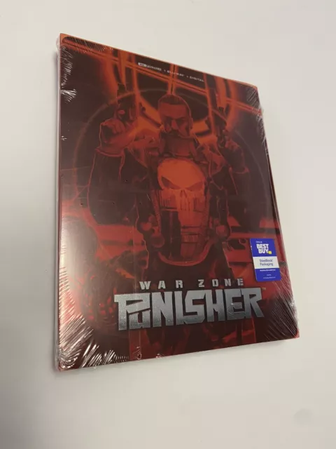 Punisher: War Zone SteelBook 4K UHD + Blu-ray + Digital (Marvel)