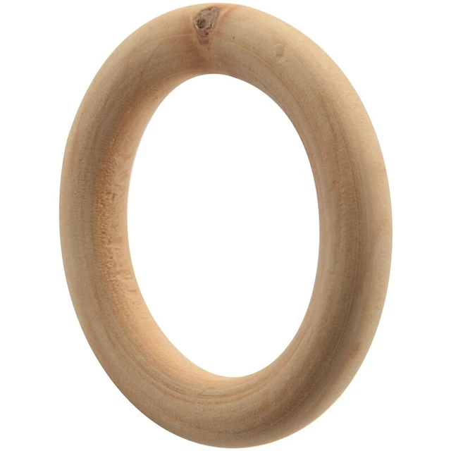 Holzringe natur, Durchmesser 50mm X8U5U5