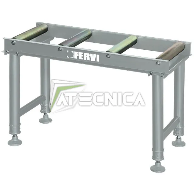 Roller Conveyor Adjustable IN Height By 1mt Fervi R001/04 Rolls Diam 60x360mm