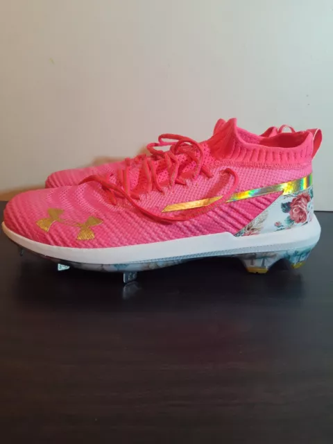 UNDER ARMOUR B Harper Mothers Day Men s Baseball Cleats Pink