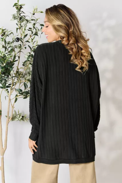 Cozy Ribbed Cocoon Cardigan - The Ultimate Comfort Wear 2