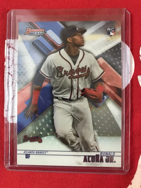 RONALD ACUNA JR 2018 Bowman's Best RC Rookie Card #51 RC Atlanta Braves ...