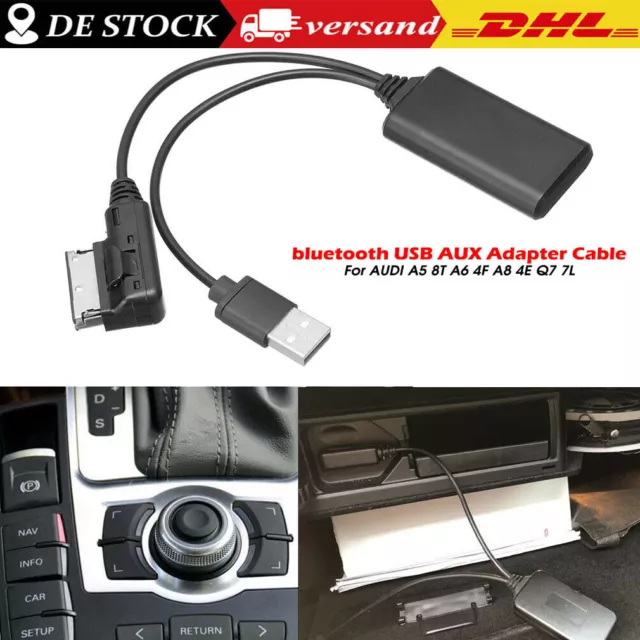 Stereo MMI 2G Auto bluetooth 5.0 USB AUX Kabel Adapter Für AUDI A4 A5 A6 A8 Q7~