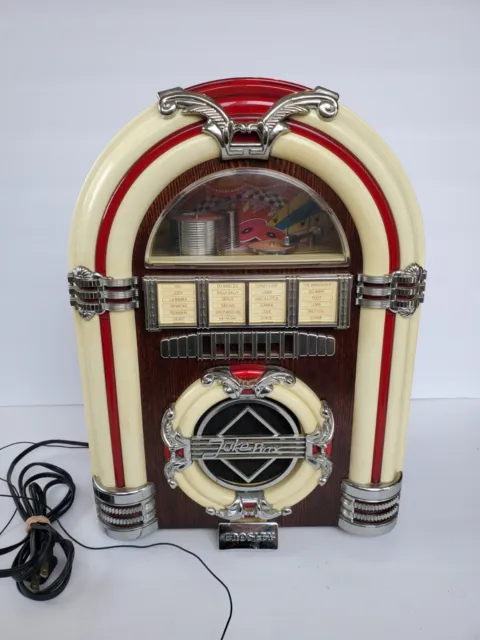Crosley JukeBox CR11 Collectors Edition Radio & Tape Player Works